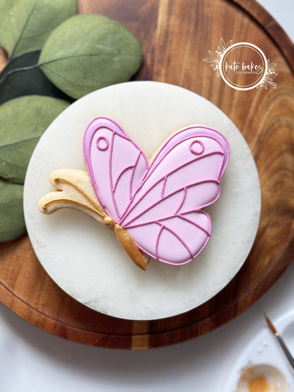 Cortador de Galletas Mariposa con Alas Cerradas