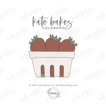 Strawberry Container Cookie Cutter