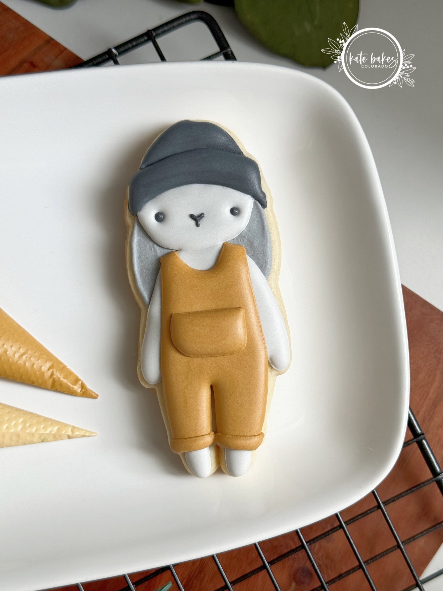 Bunny with Beanie Cookie Cutter