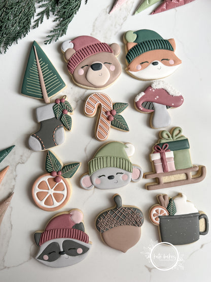 12 Days of Christmas Woodland Animals Cookie Cutter Set (SET OF 12)