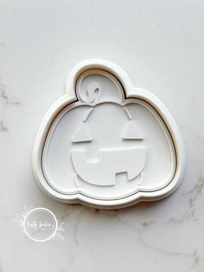 Pumpkin No.3 Cookie Stamp + Cutter