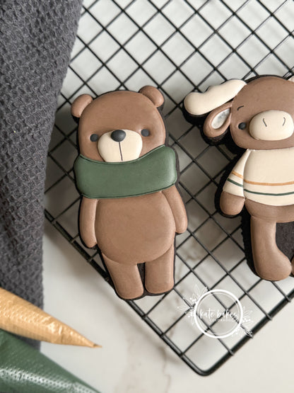 Tall Boho Bear Cookie Cutter