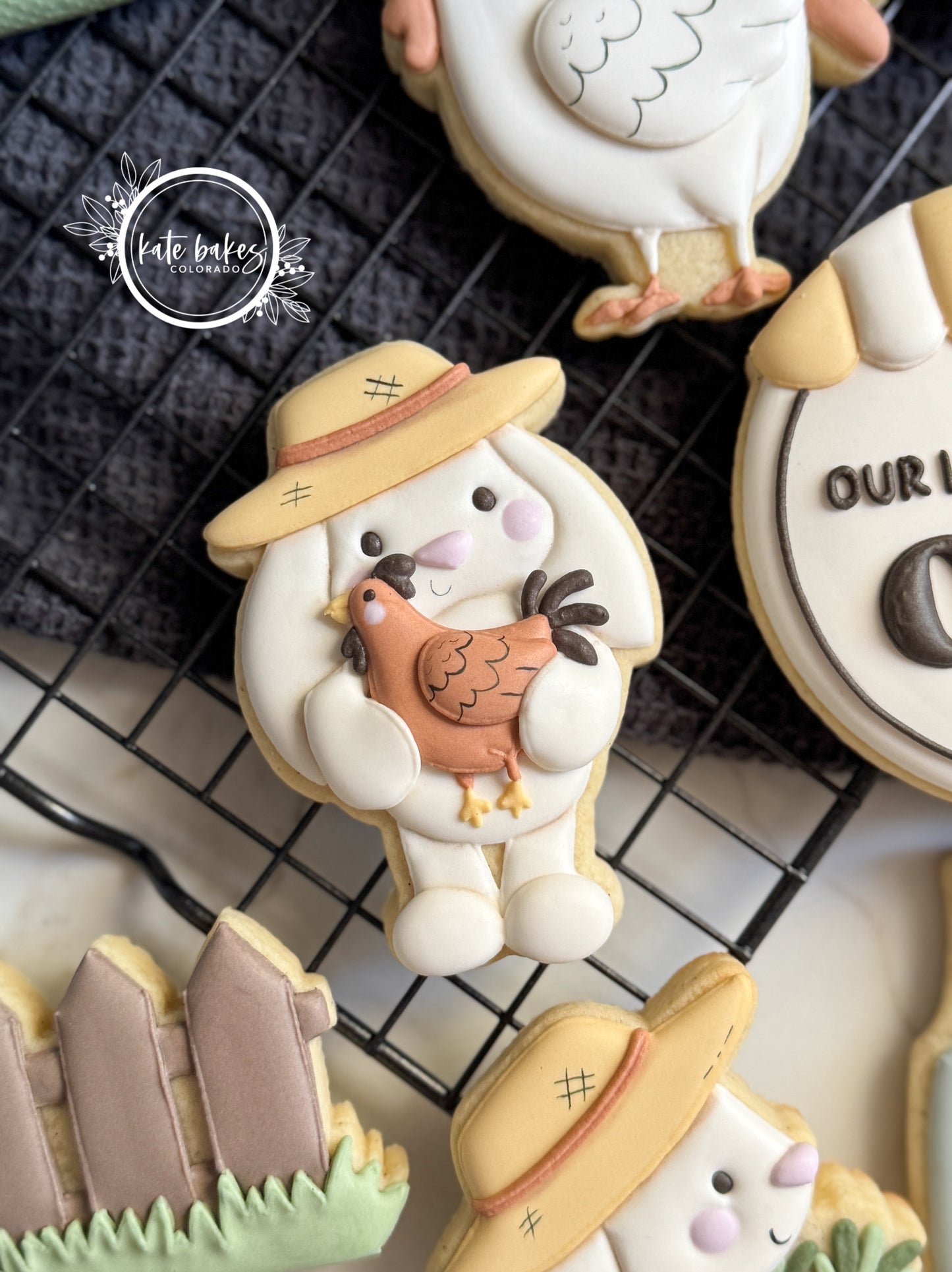 Ours avec modèle de couronne de fleurs tropicales + feuille de transfert