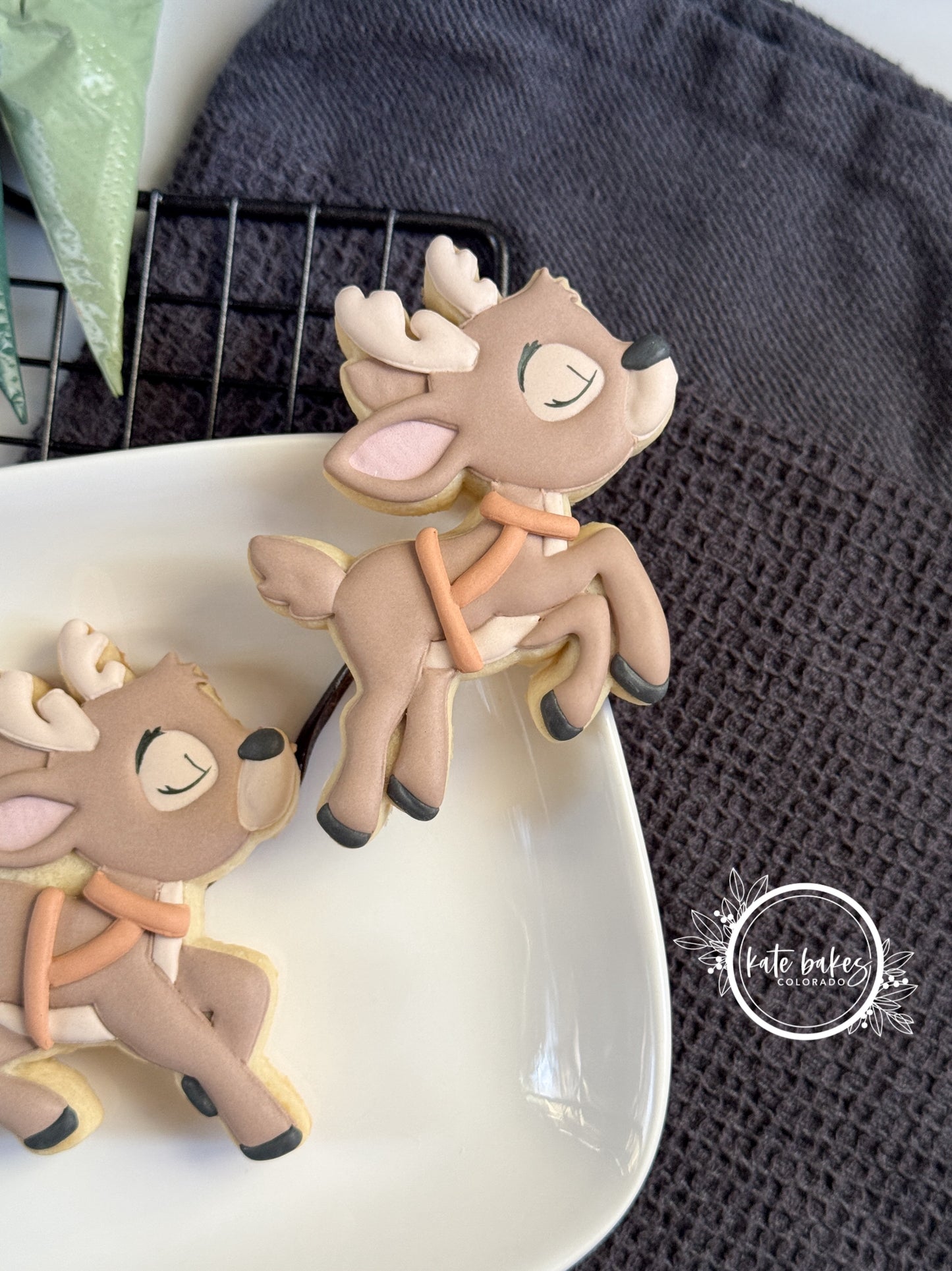 Santa in Sleigh and Reindeer Cookie Cutter (SET OF 3)