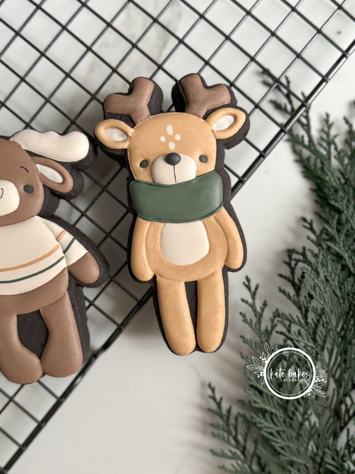 Tall Boho Reindeer Cookie Cutter