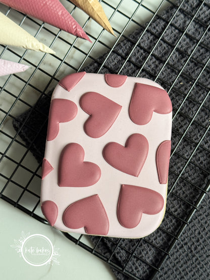 Vintage Paper Valentine Cookie Template- Squirrel