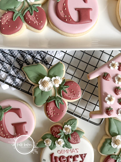 Strawberries with Flowers Cookie Cutter