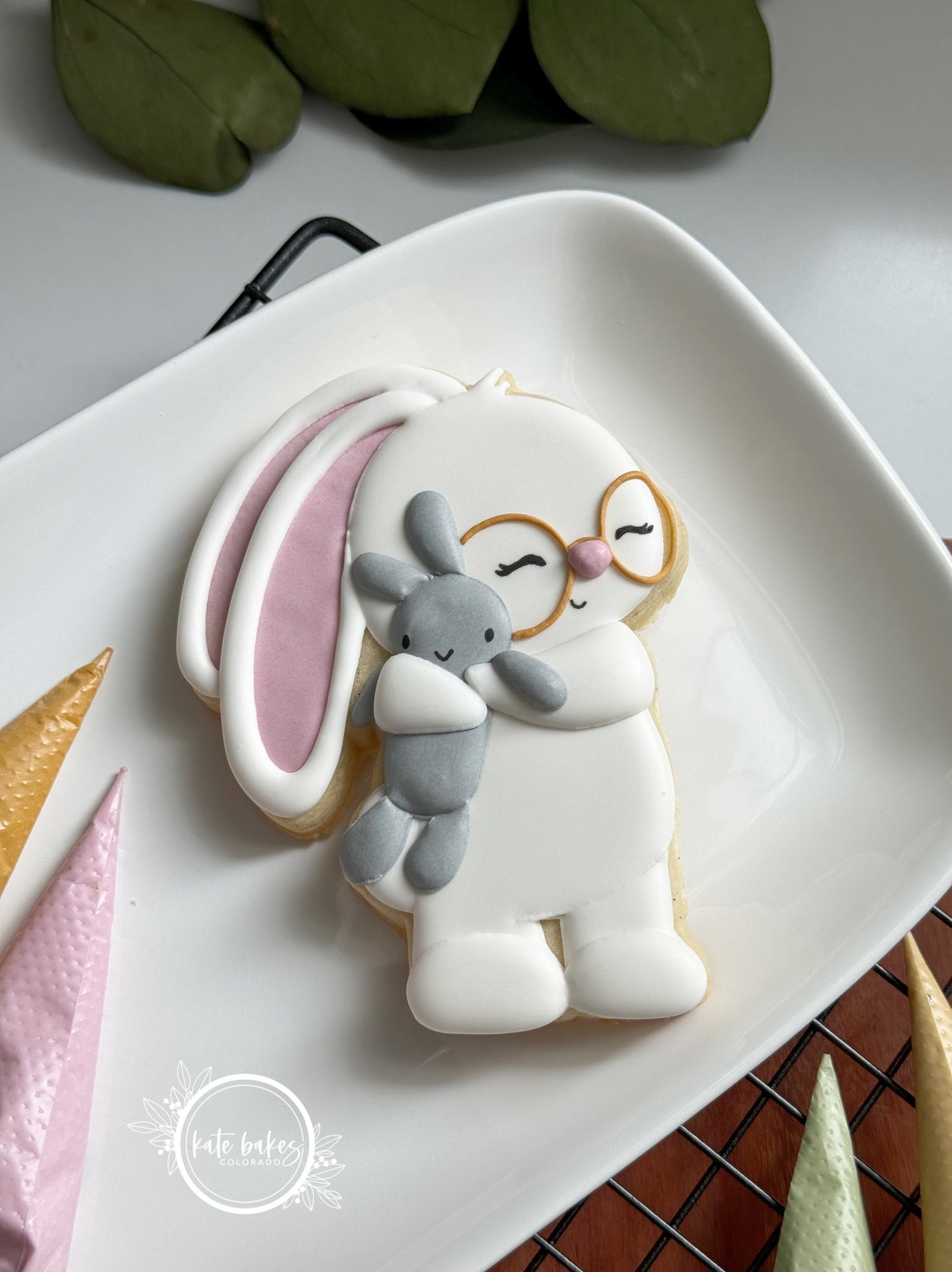 Bunny Holding Stuffy Cookie Cutter