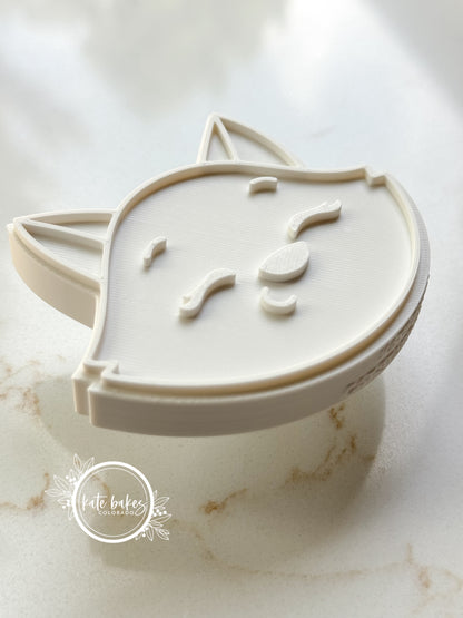 Cat Cookie Stamp + Cutter