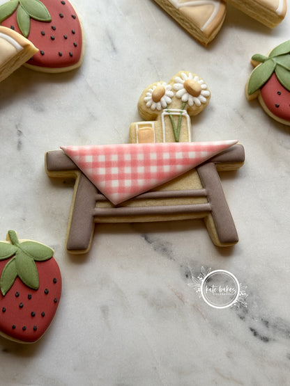 Picnic Table Cookie Cutter