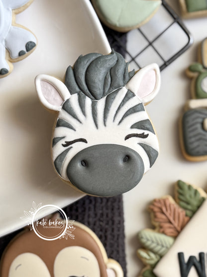 Zebra Face Cookie Cutter