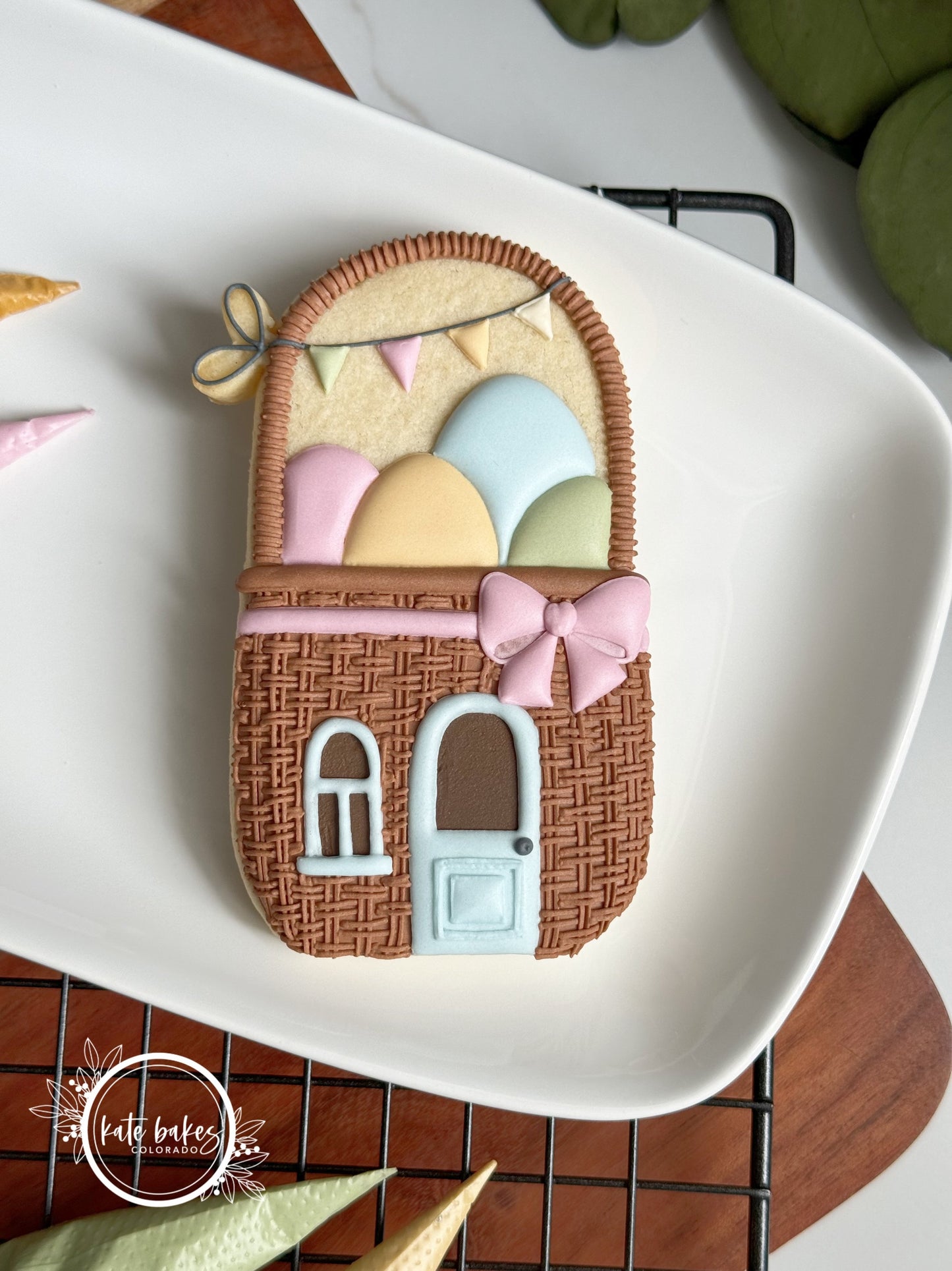 Easter Basket House Cookie Cutter