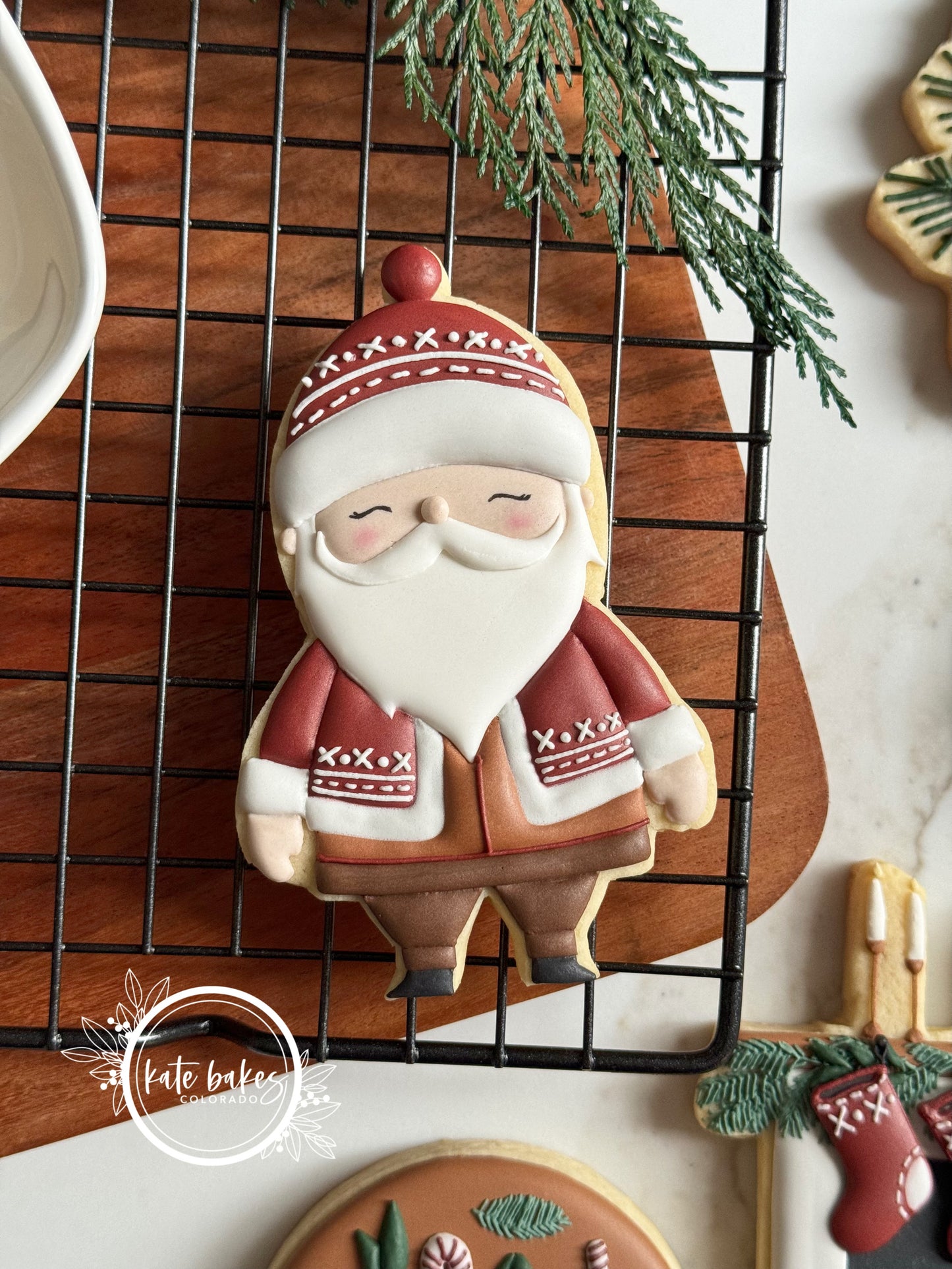 Norwegian Santa Cookie Cutter