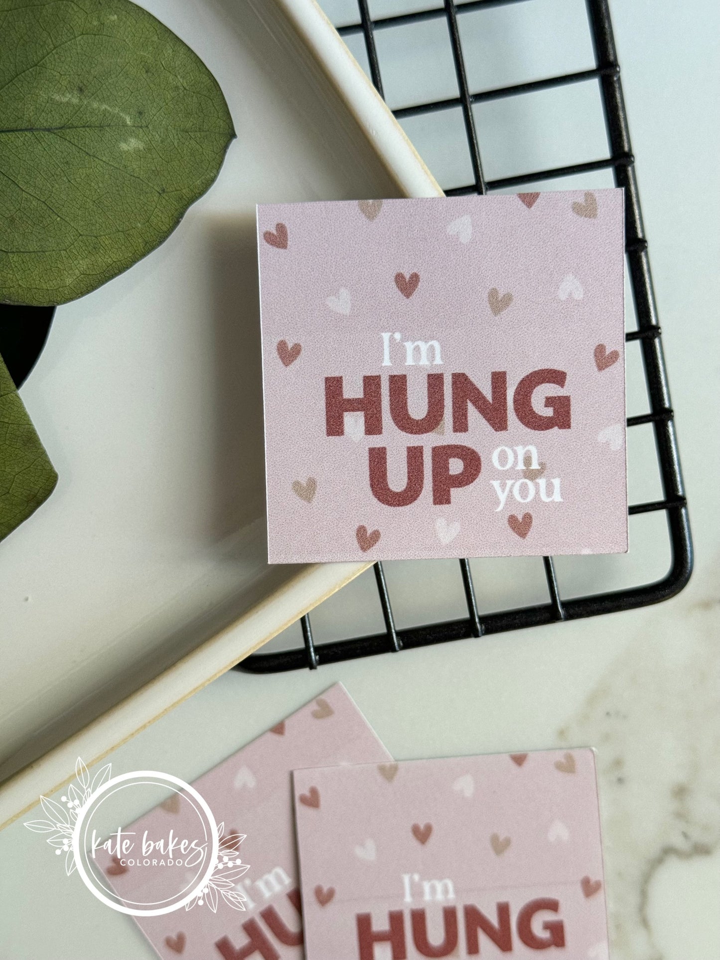 Hung Up On You Valentine's Day E-Tag