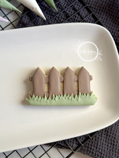 Fence with Grass Cookie Cutter