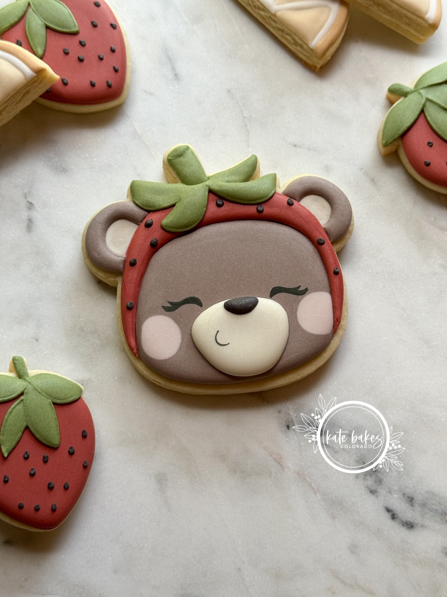 Strawberry Bear Cookie Cutter