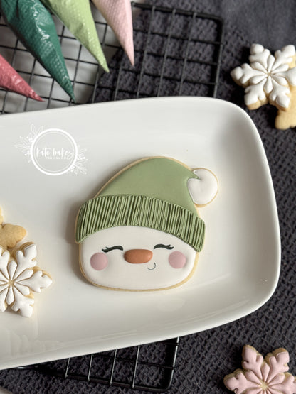 Snowman No.3 in Stocking Cookie Cutter