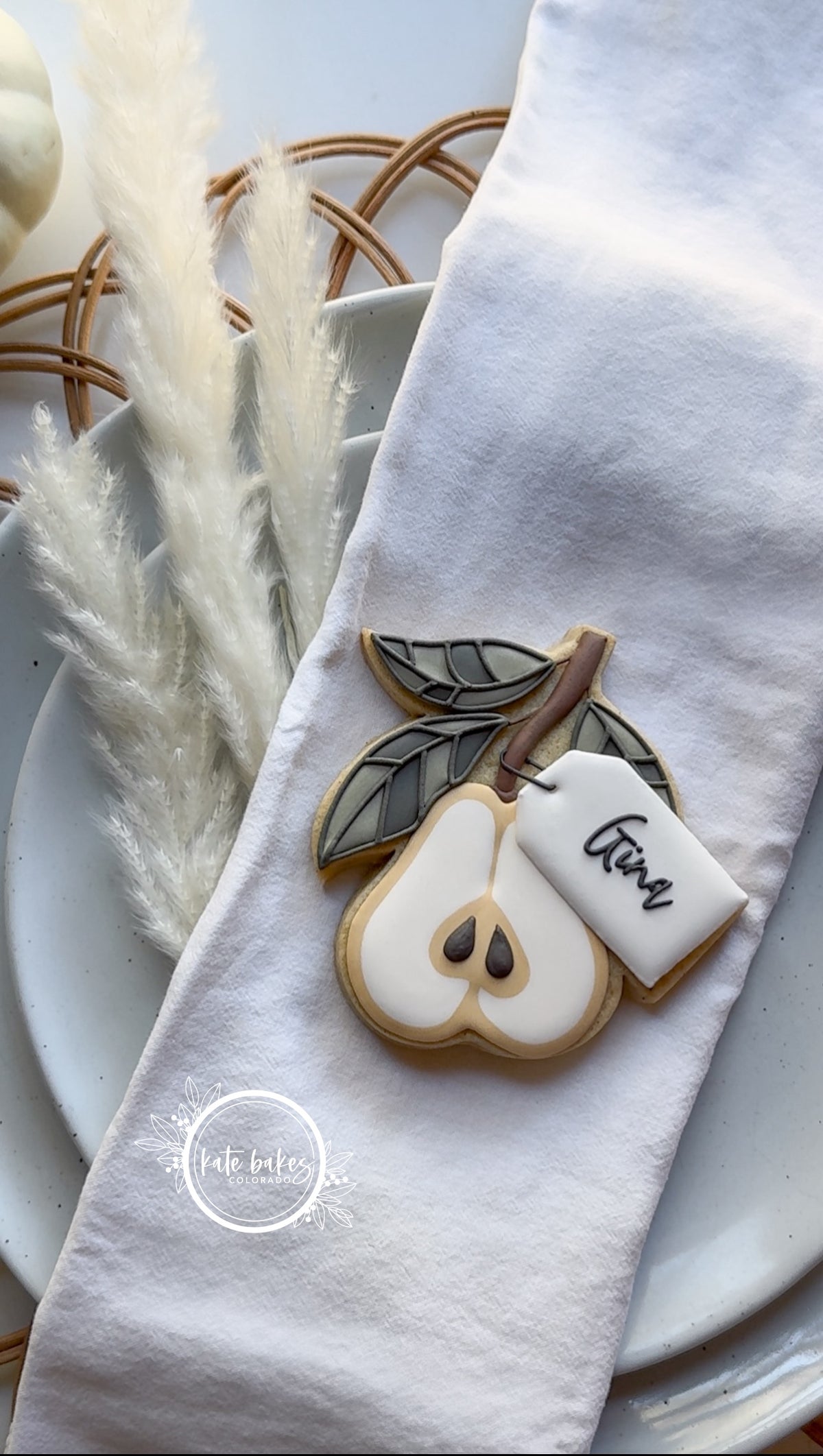 Pear Plaque Cookie Cutter