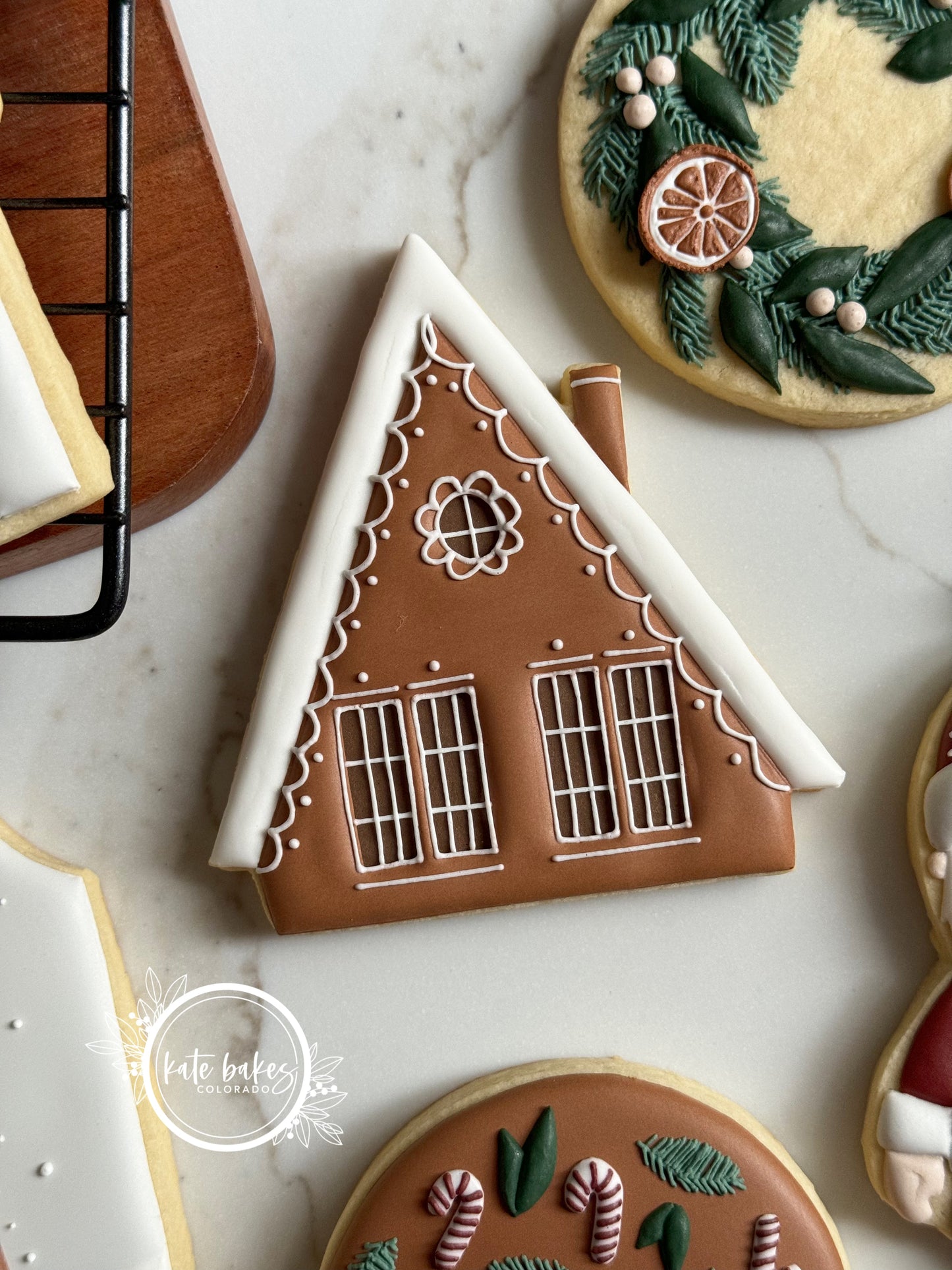 A-Frame Gingerbread House Cookie Cutter