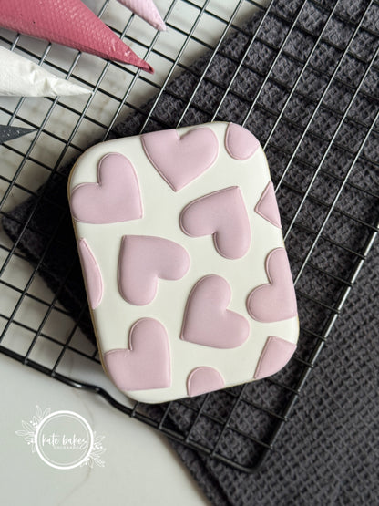 Vintage Paper Valentine Cookie Template- Ghost
