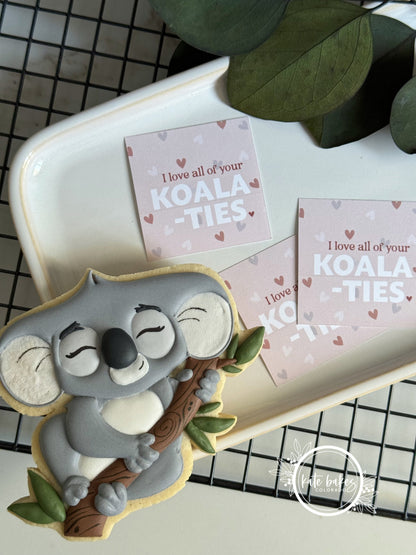 Love Your Koala-ties Valentine's Day E-Tag