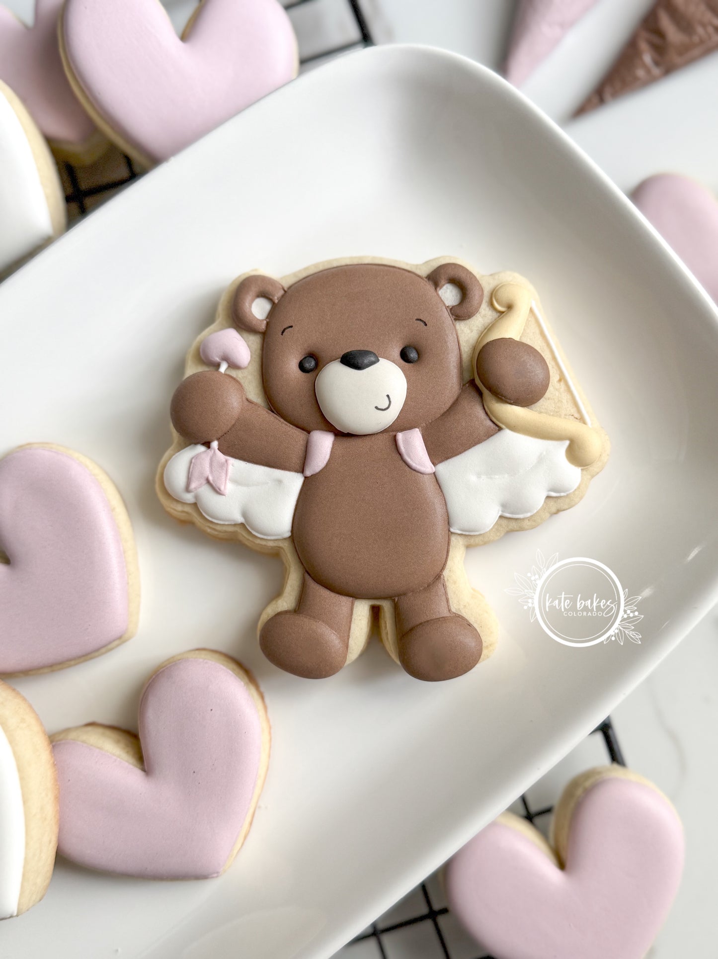 Cupid Bear Cookie Cutter